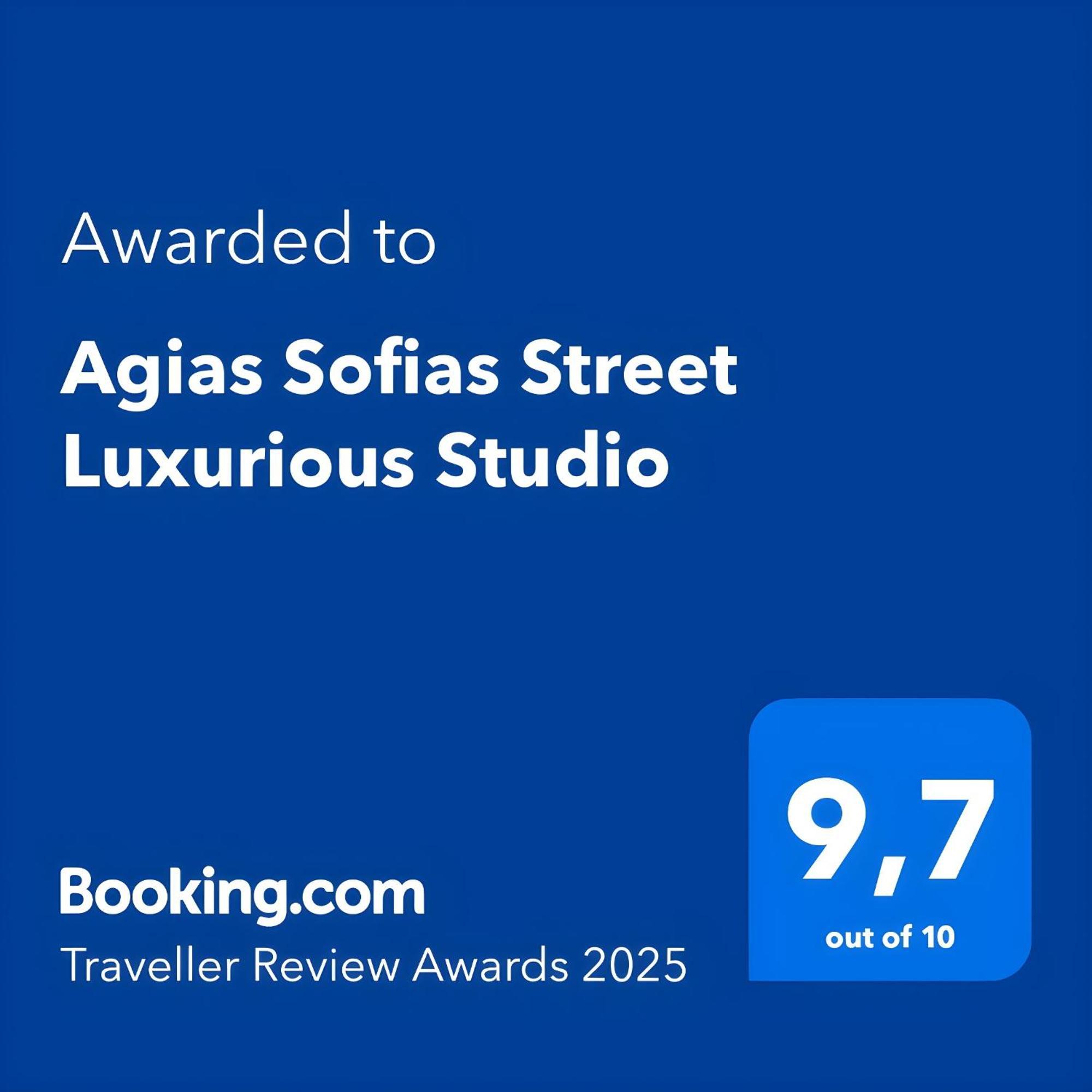 Agias Sofias Street Luxurious Studio Thessaloníki Exteriör bild